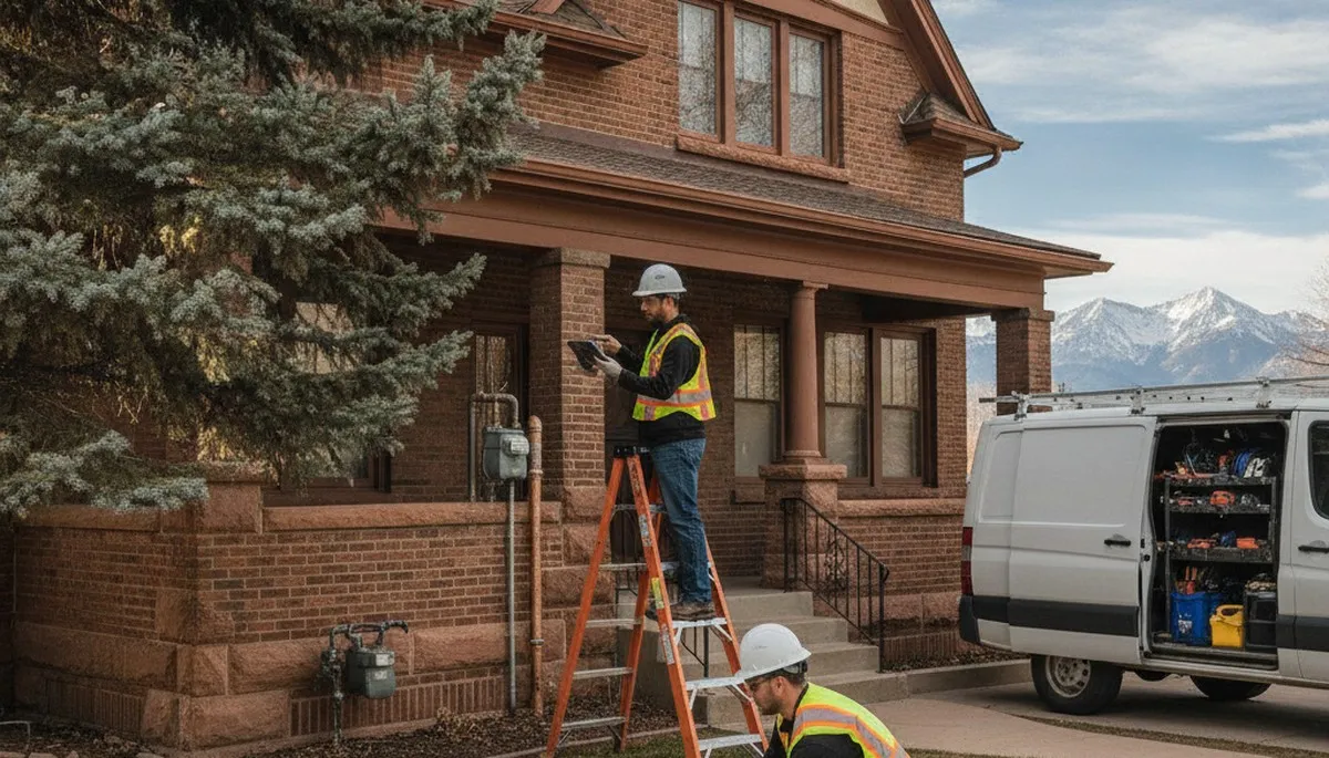 Emergency plumber truck in Aurora, CO for fast plumbing repair service