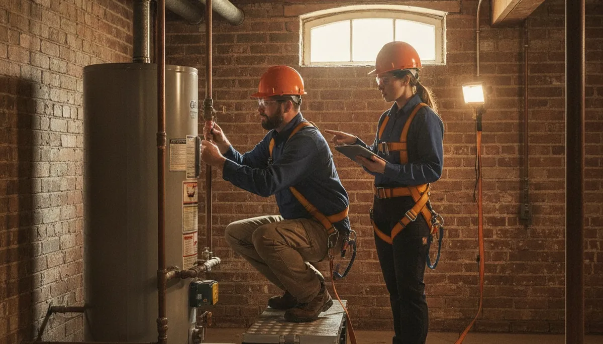 Emergency plumber servicing a home in Aurora, CO for fast plumbing repair