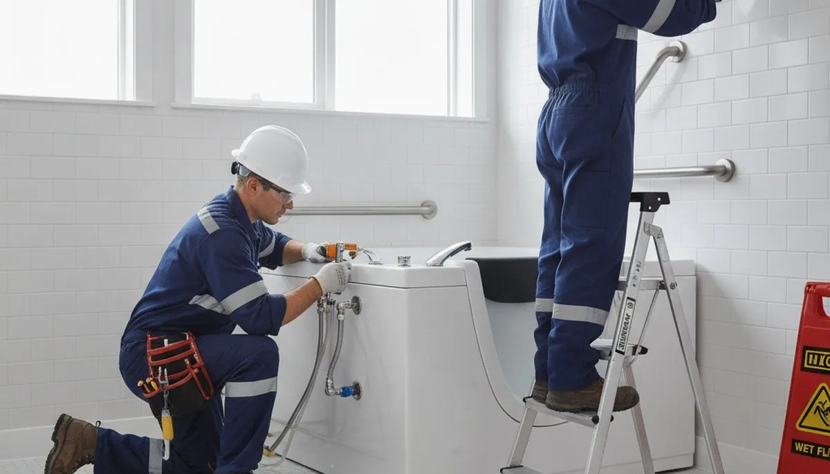 Walk-in tub installation for Aurora, CO homeowners by On Call Plumbers
